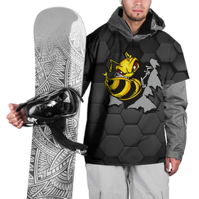 Накидка на куртку 3D с принтом Оса 3D в Новосибирске, 100% полиэстер |  | 3d | жало | мед | насекомое | оса | пчела