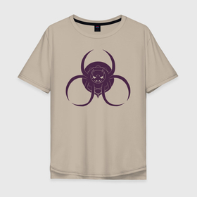 Мужская футболка хлопок Oversize с принтом кумоко в Тюмени, 100% хлопок | свободный крой, круглый ворот, “спинка” длиннее передней части | anime | kumo desu ga | nani ka | so i’m a spider | so what | аниме | да | и что | кумоко | я паук