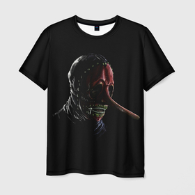 Мужская футболка 3D с принтом Chris Fehn в Рязани, 100% полиэфир | прямой крой, круглый вырез горловины, длина до линии бедер | alternative | metall | music | rock | slipknot | slipnot | альтернатива | металл | музыка | рок | слипкнот | слипнот