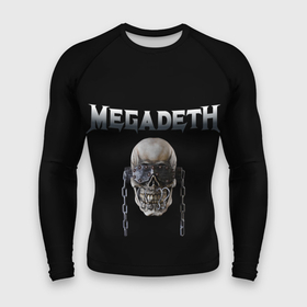 Мужской рашгард 3D с принтом Megadeth в Курске,  |  | megadeth | rock | trash metal | мега | мегадетх | метал | рок