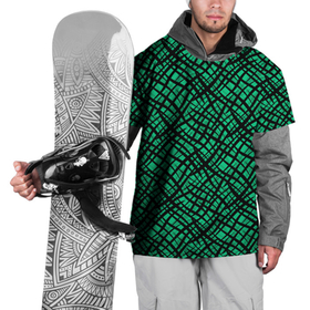 Накидка на куртку 3D с принтом Абстрактный зелено-черный узор в Курске, 100% полиэстер |  | Тематика изображения на принте: абстрактный | зеленый | креативный камуфляж | линии | молодежный | полосатый | черный
