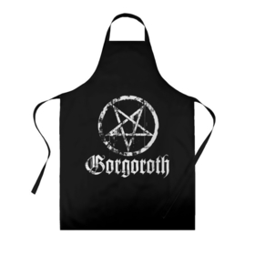 Фартук 3D с принтом Gorgoroth в Белгороде, 100% полиэстер | общий размер — 65 х 85 см, ширина нагрудника — 26 см, горловина — 53 см, длина завязок — 54 см, общий обхват в поясе — 173 см. Принт на завязках и на горловине наносится с двух сторон, на основной части фартука — только с внешней стороны | blackmetal | gorgoroth | metal | rock | блэк метал | горгоротх | группы | рок | роцк