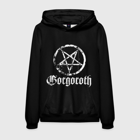 Мужская толстовка 3D с принтом Gorgoroth , 100% полиэстер | двухслойный капюшон со шнурком для регулировки, мягкие манжеты на рукавах и по низу толстовки, спереди карман-кенгуру с мягким внутренним слоем. | blackmetal | gorgoroth | metal | rock | блэк метал | горгоротх | группы | рок | роцк