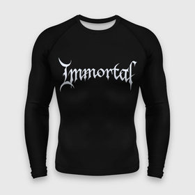 Мужской рашгард 3D с принтом Immortal в Петрозаводске,  |  | black metal | immortal | rock | иммортал | метал | рок