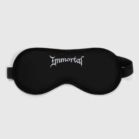 Маска для сна 3D с принтом Immortal в Екатеринбурге, внешний слой — 100% полиэфир, внутренний слой — 100% хлопок, между ними — поролон |  | black metal | immortal | rock | иммортал | метал | рок