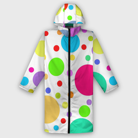 Дождевик унисекс 3D с принтом Polka dot в городе Новоалтайск,  |  | dotted | в горошек | зелёный | красный | разноцветный | синий | узор