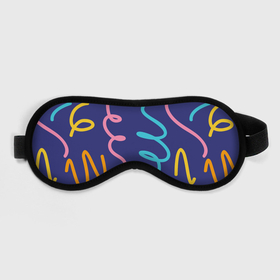 Маска для сна 3D с принтом Одноцветная ячейка в Тюмени, внешний слой — 100% полиэфир, внутренний слой — 100% хлопок, между ними — поролон |  | крем | радостный праздник | спагетти | хлопок | цветная бумага