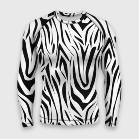 Мужской рашгард 3D с принтом Черно белая зебра в Санкт-Петербурге,  |  | зебра | модный | молодежный | популярный | современный | тигровый | тренд | черно белый
