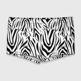 Мужские купальные плавки 3D с принтом Черно белая зебра в Екатеринбурге, Полиэстер 85%, Спандекс 15% |  | зебра | модный | молодежный | популярный | современный | тигровый | тренд | черно белый