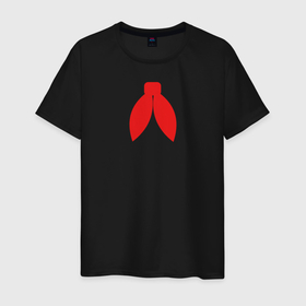 Мужская футболка хлопок с принтом красный галстук пионера  в Петрозаводске, 100% хлопок | прямой крой, круглый вырез горловины, длина до линии бедер, слегка спущенное плечо. | вампиры | красный галстук | пионер | сериалы | ужасы
