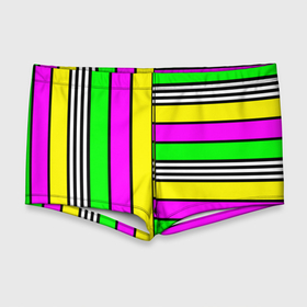 Мужские купальные плавки 3D с принтом полосатый неоновый модный узор в Кировске, Полиэстер 85%, Спандекс 15% |  | желтый неоновый | молодежный | неон | неоновый | неоновый зеленый | полосатый | разноцветный | розовый неоновый