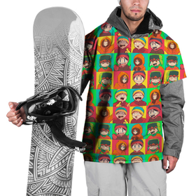 Накидка на куртку 3D с принтом Аниме Южный парк в Тюмени, 100% полиэстер |  | Тематика изображения на принте: south park | баттерс | брофловски | кайл | кенни | маккормик | мистер гаррисон | мульт | мультфильм | ренди марш | стен | эрик картман | южный парк