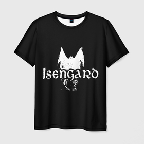Мужская футболка 3D с принтом Isengard в Екатеринбурге, 100% полиэфир | прямой крой, круглый вырез горловины, длина до линии бедер | isengard | metal | rock | блэк метал | исенгард | метал | рок