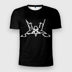 Мужская футболка 3D спортивная с принтом Summoning в Кировске, 100% полиэстер с улучшенными характеристиками | приталенный силуэт, круглая горловина, широкие плечи, сужается к линии бедра | Тематика изображения на принте: band | metal | rock | summoning | группа | метал | рок | саммонинг