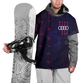 Накидка на куртку 3D с принтом Audi - Gearbox - Hexagon (Pattern) , 100% полиэстер |  | audi | auto | gearbox | logo | moto | quattro | sport | symbol | авто | автомобильные | ауди | кватро | лого | логотип | логотипы | марка | мото | паттерн | символ | соты | спорт | шильдик
