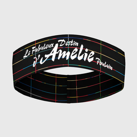 Повязка на голову 3D с принтом Amelie в Белгороде,  |  | amelie | art | french comedy | pop art | the fabulous destiny of amelie poulain | амели | искусство | комедия | невероятная судьба амели пулен | поп арт | романтическая | французская