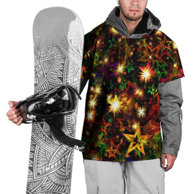 Накидка на куртку 3D с принтом Яркий день в Курске, 100% полиэстер |  | блеск | звезда | звезды | новый год | праздник | фейерверк | яркий день