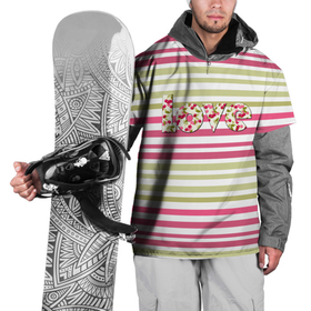 Накидка на куртку 3D с принтом Вырезанные буквы LOVE в Тюмени, 100% полиэстер |  | Тематика изображения на принте: love | буквы | вишневый узор | вишня | детский | любовь | полосатый | полосы | школа | ягодный узор