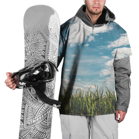 Накидка на куртку 3D с принтом Небушко и полюшко в Белгороде, 100% полиэстер |  | Тематика изображения на принте: небо | облака | пейзаж | поле | русский | славянский | фотопринт