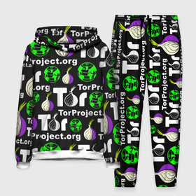 Мужской костюм 3D (с толстовкой) с принтом ТОР   TOR PROJECT BROWSER ,  |  | tor browser | torproject | анонимность | анонимный браузер | взлом | даркнет | зеркала | луковица | тор браузер | хакер | черный интернет.