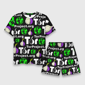 Мужской костюм с шортами 3D с принтом ТОР   TOR PROJECT BROWSER ,  |  | Тематика изображения на принте: tor browser | torproject | анонимность | анонимный браузер | взлом | даркнет | зеркала | луковица | тор браузер | хакер | черный интернет.