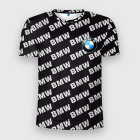 Мужская футболка 3D спортивная с принтом BMW в Санкт-Петербурге, 100% полиэстер с улучшенными характеристиками | приталенный силуэт, круглая горловина, широкие плечи, сужается к линии бедра | amg | benz | bmw | logo amg | logo bmw | mercedes | mercedes amg | mercedes benz | бмв | лого бмв | логотип амг | логотип бмв | логотип мерседес | машина | машина бмв | мерседес | мерседес амг | мерседес бенз | мерсэдэс | месед