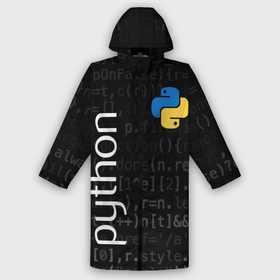 Дождевик унисекс 3D с принтом PYTHON   ПАЙТОН в Смоленске,  |  | Тематика изображения на принте: big data | hacker | it | python | айти | база данных | взлом | искусственный интелект. | кодер | нейросети | пайтон | питон | прогер | программирование | программист | разработчик | хакер | языки программирования