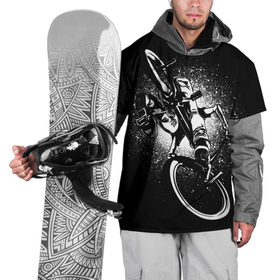 Накидка на куртку 3D с принтом Sunday Funday в Курске, 100% полиэстер |  | bike | bmx | extreme | sport | velo | бмикс | бэм | бэмик | вело | велосипед | велоспорт | спорт | экстрим
