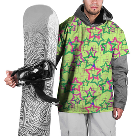 Накидка на куртку 3D с принтом Зеленый узор Звезды в Новосибирске, 100% полиэстер |  | Тематика изображения на принте: дере


рустик | деревенский | коричневый | лоскутный | лоскуты | народный | национальный | пестрый | полосатый | популярный | пэчворк | цветочный | этнический