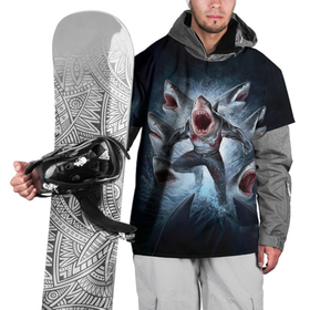 Накидка на куртку 3D с принтом АКУЛА МОНСТР в Санкт-Петербурге, 100% полиэстер |  | animals | beast | f8sh | hungry | monstr | ocean | sea | shark | акула | животные | звери | монстр | море | океан | рыба | флот | хищник