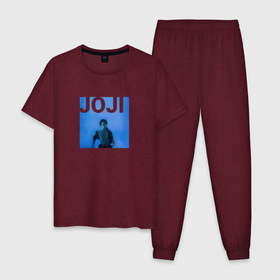 Мужская пижама хлопок с принтом JOJI в Екатеринбурге, 100% хлопок | брюки и футболка прямого кроя, без карманов, на брюках мягкая резинка на поясе и по низу штанин
 | filthy | frank | guy | joji | pink | джоджи | жожи