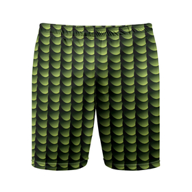 Мужские шорты спортивные с принтом Digital bamboo в Курске,  |  | абстракция | иллюзия | объём | почти бамбук | чешуя