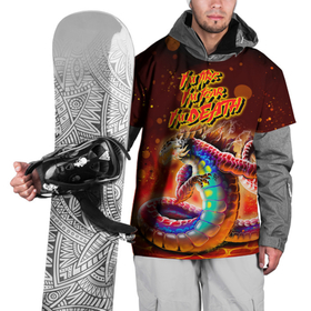 Накидка на куртку 3D с принтом Ярость Левиафана в Новосибирске, 100% полиэстер |  | Тематика изображения на принте: dragon | fire | дракон | змей | змея | легенда | миф | огонь | пламя