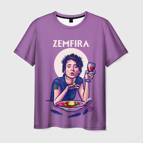 Мужская футболка 3D с принтом ZEMFIRA арт ужин в Белгороде, 100% полиэфир | прямой крой, круглый вырез горловины, длина до линии бедер | group | russian rock | zemfira | zемфира | автор исполнитель | группа | женский | земфира | земфирка | земфирочка | инди рок | композитор | певица | писательница | поп рок | поэтесса | рамазанова | русский рок