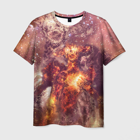 Мужская футболка 3D с принтом ДЬЯВОЛ | GALAXY DIABLO (Z) в Курске, 100% полиэфир | прямой крой, круглый вырез горловины, длина до линии бедер | diablo | galaxy | space | space demon | галактика | диабло | дьявол | дявол | изотерика | космос | мифическое существо | мифология | монстр