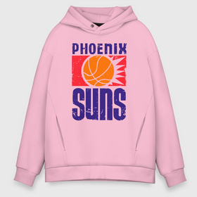 Мужское худи Oversize хлопок с принтом Phoenix Suns в Новосибирске, френч-терри — 70% хлопок, 30% полиэстер. Мягкий теплый начес внутри —100% хлопок | боковые карманы, эластичные манжеты и нижняя кромка, капюшон на магнитной кнопке | basketball | mvp | nba | phoenix | sport | streetball | suns | аризона | баскетбол | игра | крис пол | мяч | нба | санс | спорт | стритбол | тренер | финикс | чемпион