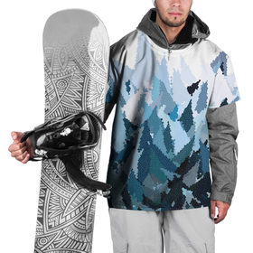 Накидка на куртку 3D с принтом Абстрактная мазаика витраж     в Екатеринбурге, 100% полиэстер |  | абстрактный | витраж | мозаика | разноцветный | серый | современный | соты | текстура