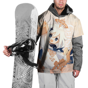 Накидка на куртку 3D с принтом Genshin Impact, Паймон , 100% полиэстер |  | Тематика изображения на принте: genshin impact | paimon | геншин импакт | игры | люмин | паймон | персонажи | фея