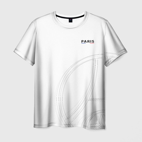 Мужская футболка 3D с принтом PSG | Core Big Logo White (New 2022/23) в Новосибирске, 100% полиэфир | прямой крой, круглый вырез горловины, длина до линии бедер | Тематика изображения на принте: 0x000000123 | messi | neymar | paris saint germain | psg | месси | нейимар | псж