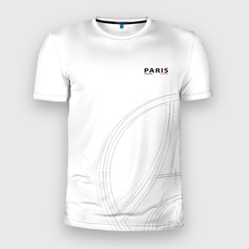 Мужская футболка 3D спортивная с принтом PSG | Core Big Logo White (New 2022/23) в Тюмени, 100% полиэстер с улучшенными характеристиками | приталенный силуэт, круглая горловина, широкие плечи, сужается к линии бедра | 0x000000123 | messi | neymar | paris saint germain | psg | месси | нейимар | псж