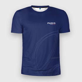 Мужская футболка 3D спортивная с принтом PSG | Core Big Logo Blue (New 2022/23) в Петрозаводске, 100% полиэстер с улучшенными характеристиками | приталенный силуэт, круглая горловина, широкие плечи, сужается к линии бедра | 0x000000123 | messi | neymar | paris saint germain | psg | месси | нейимар | псж
