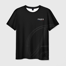 Мужская футболка 3D с принтом PSG | Core Big Logo Black (New 2022/23) в Тюмени, 100% полиэфир | прямой крой, круглый вырез горловины, длина до линии бедер | Тематика изображения на принте: 0x000000123 | messi | neymar | paris saint germain | psg | месси | нейимар | псж