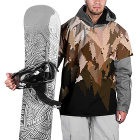 Накидка на куртку 3D с принтом Бежево-коричневая мозаика  , 100% полиэстер |  | Тематика изображения на принте: абстрактный | бежевый | камуфляж | коричневый | мозаика | молодежный | мужской | современный | соты | текстура