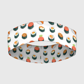 Повязка на голову 3D с принтом Sushi в Тюмени,  |  | sushi | еда | икра | лосось | рис | роллы | рыба | суши