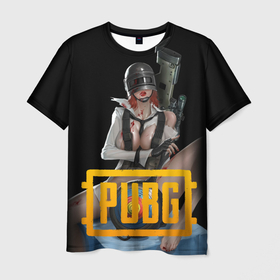 Мужская футболка 3D с принтом PUBG | 18+ , 100% полиэфир | прямой крой, круглый вырез горловины, длина до линии бедер | battle royal | battlegrounds | pubg | битва на выживание | королевская битва | пабг | пубг | царь горы
