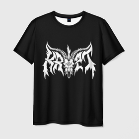 Мужская футболка 3D с принтом Krypt в Новосибирске, 100% полиэфир | прямой крой, круглый вырез горловины, длина до линии бедер | black metal | krypt | metal | rock | группа | крипт | метал | митол | рок | роцк