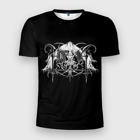 Мужская футболка 3D спортивная с принтом Horna в Кировске, 100% полиэстер с улучшенными характеристиками | приталенный силуэт, круглая горловина, широкие плечи, сужается к линии бедра | black metal | horna | metal | rock | группа | метал | рок | роцк | хорна
