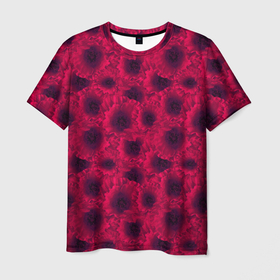 Мужская футболка 3D с принтом Красные маки  в Петрозаводске, 100% полиэфир | прямой крой, круглый вырез горловины, длина до линии бедер | абстрактные цветы | девушкам | детский | красные маки | красный | летний | маки | цветочный | цветы