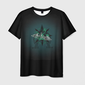 Мужская футболка 3D с принтом Hydra dominatus , 100% полиэфир | прямой крой, круглый вырез горловины, длина до линии бедер | games workshop | warhammer40000 | альфа | легион | орёл