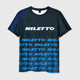 Мужская футболка 3D с принтом Нилетто - Спрей (Паттерн) , 100% полиэфир | прямой крой, круглый вырез горловины, длина до линии бедер | hip | hop | logo | music | nileto | niletto | rap | знак | краска | лого | логотип | логотипы | любимка | музыка | музыкант | нилето | нилетто | паттерн | рэп | символ | символы | спрей | хип | хоп